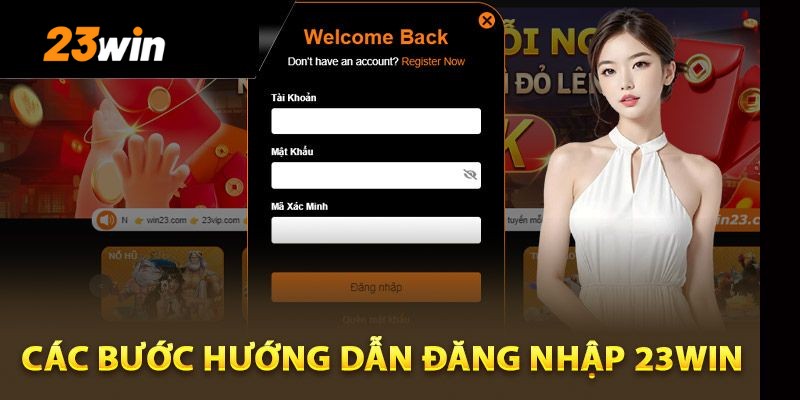 Ba bước đăng nhập với app 23win